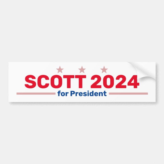 Scott 2024 bumper sticker (Front)