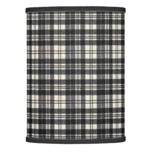 Scott Black and White Modern Original Tartan Lamp Shade