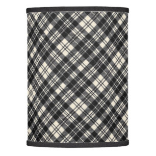 Scott Black and White Modern Original Tartan Lamp Shade