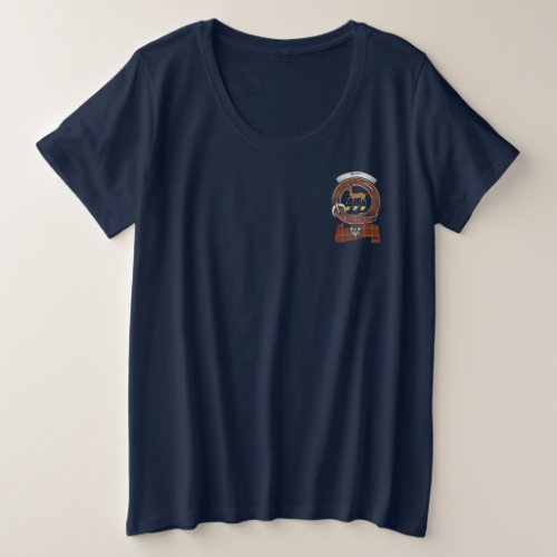 Scott Clan Badge Womens Pocket Plus Size T_Shirt