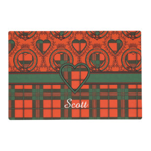 Scott clan Plaid Scottish tartan Placemat