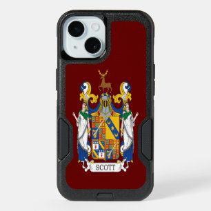 Scott Clan Red Coat of Arms Apple iPhone 15 Case