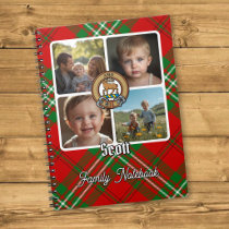 Scott Family Photo Collage Notebook
