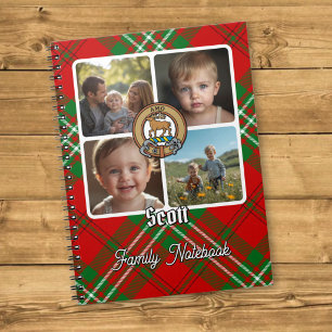 Scott Family Photo Collage Notebook