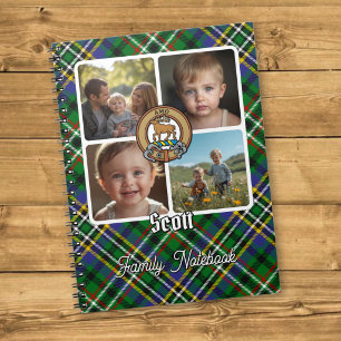 Scott Family Photo Collage Notebook