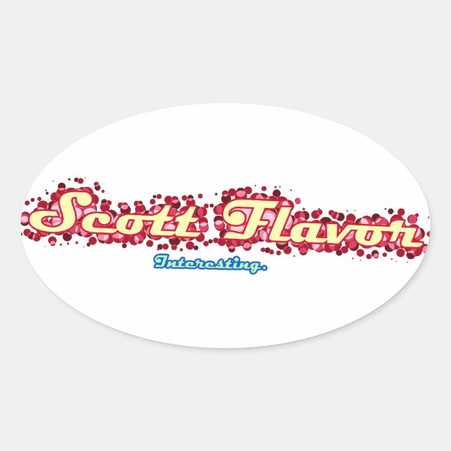 Scott Flavor: Interesting Sticker (Front)