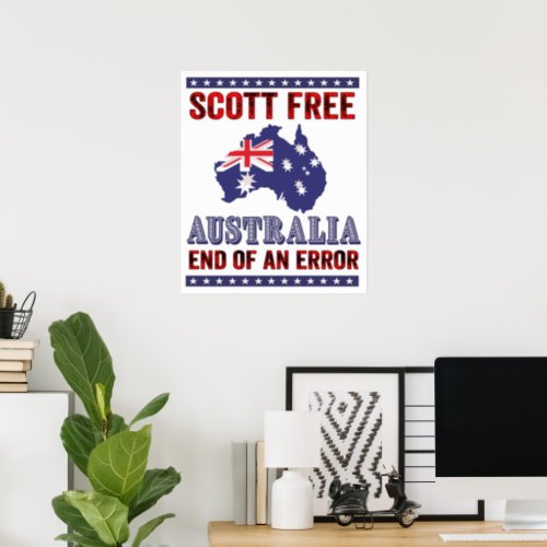 Scott Free _ Australia End of an Error Poster