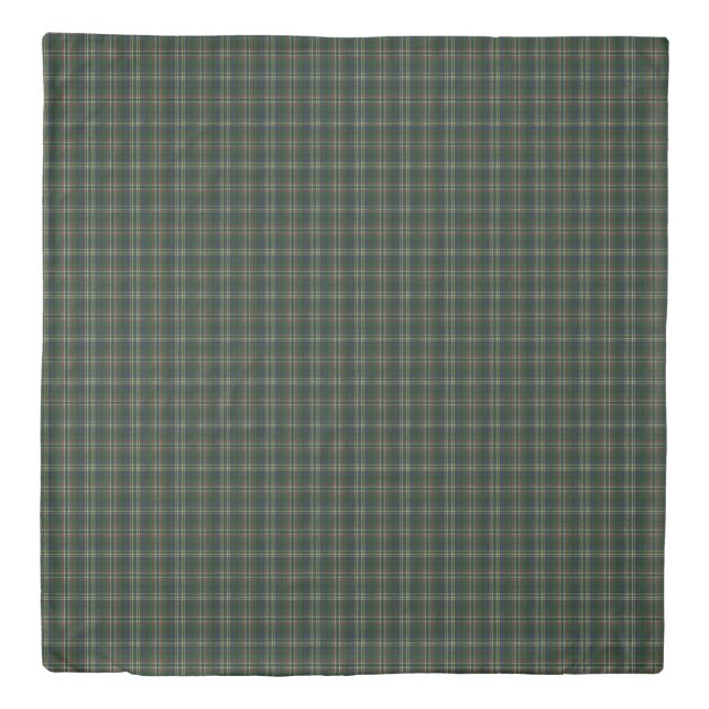 Scott Green Modern Original Scottish Tartan  Duvet Cover (Front)