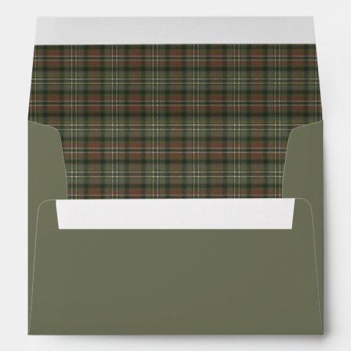 Scott Green Weathered ScottishTartan Envelope