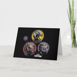 Scott, Hope, & Cassie Pym Particle Helmet Graphic Card