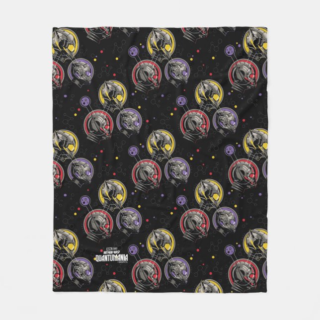 Scott, Hope, & Cassie Pym Particle Helmet Graphic Fleece Blanket (Front)