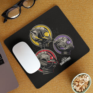 Scott, Hope, & Cassie Pym Particle Helmet Graphic Mouse Pad