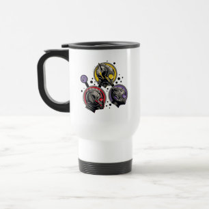 Scott, Hope, & Cassie Pym Particle Helmet Graphic Travel Mug