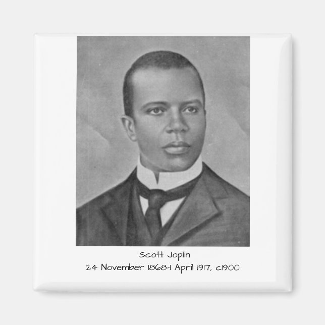 Scott Joplin c1900 Magnet (Front)