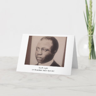 Scott Joplin Card