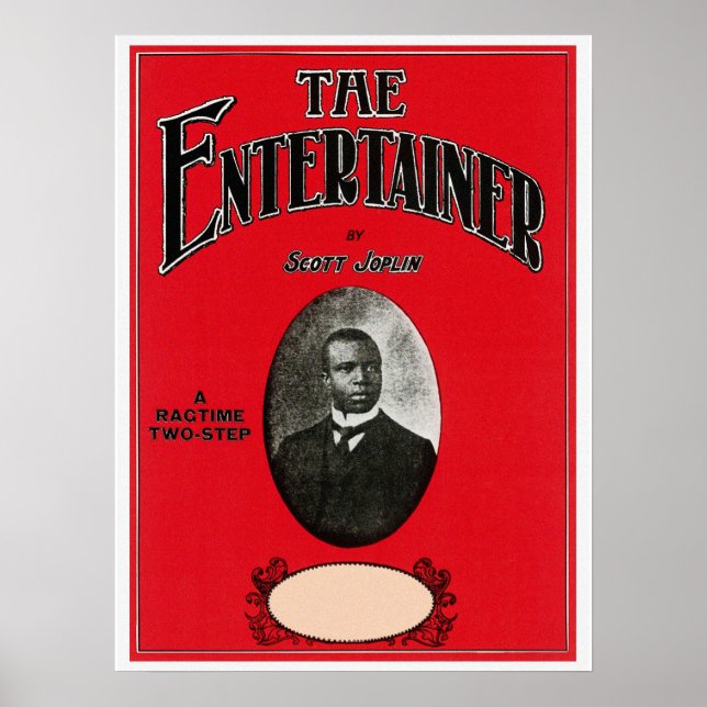 Scott Joplin Song Sheet Cover Poster (Front)