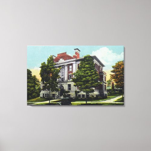 Scott Laboratory of Wesleyan University Canvas Print