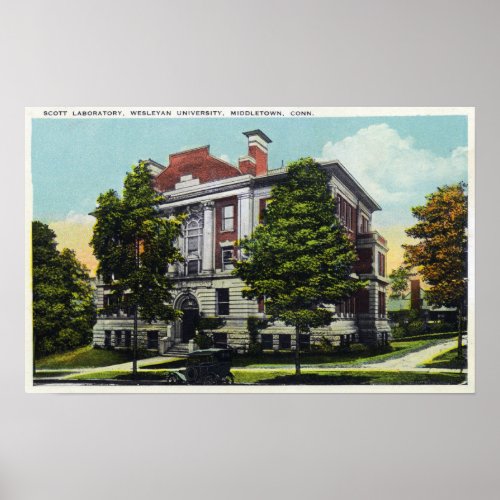 Scott Laboratory of Wesleyan University Poster