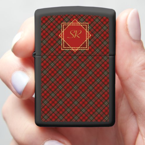 Scott Red Modern Scottish Clan Tartan Zippo Lighter