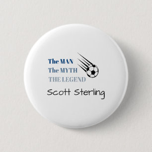 Scott Sterling T Shirt Studio C Soccer Goalie Fan Button