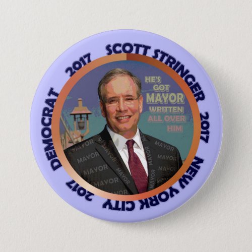 Scott Stringer for NYC Mayor 2017 Pinback Button
