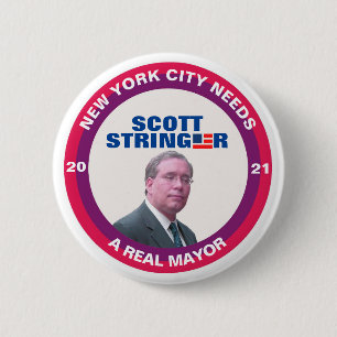 Scott Stringer for NYC Mayor 2021 Button