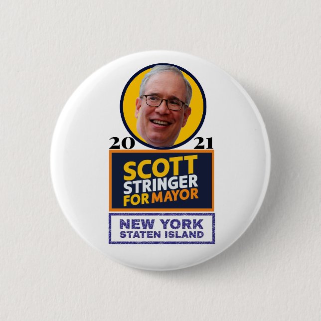 Scott Stringer NYC Mayor Button (Front)