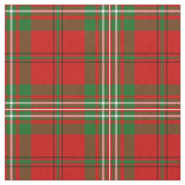 Scott Tartan Print Fabric (Close Up)