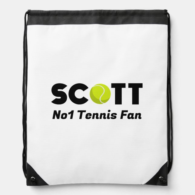 Scott Tennis Drawstring Bag (Front)