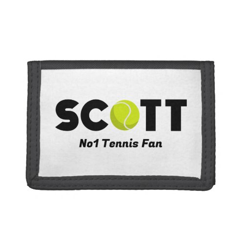 Scott Tennis Trifold Wallet