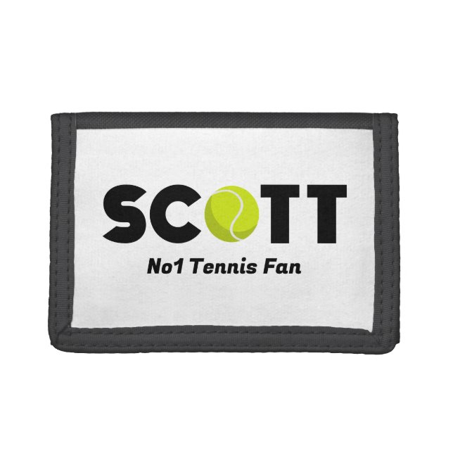 Scott Tennis Trifold Wallet (Front)