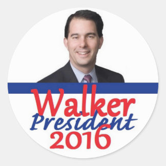 Scott WALKER 2016 Classic Round Sticker