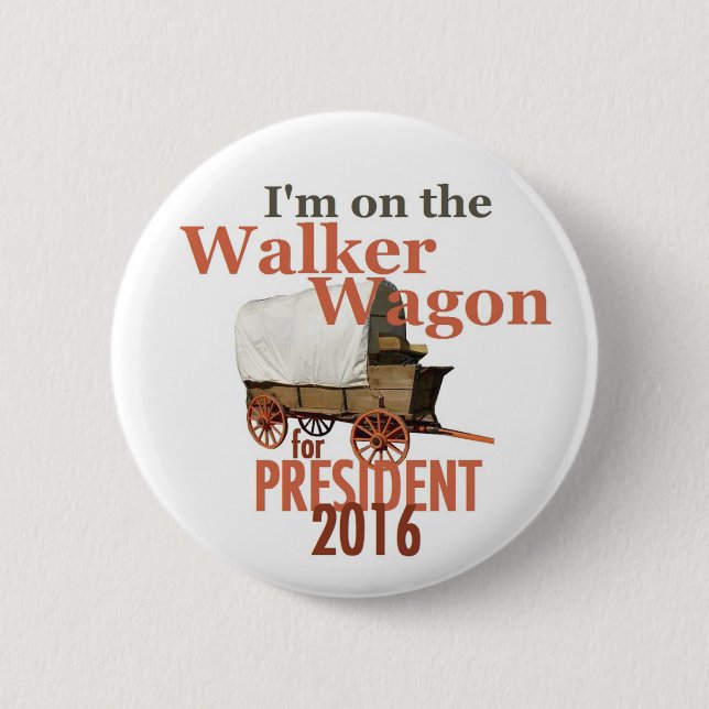Scott WALKER 2016 Pinback Button (Front)