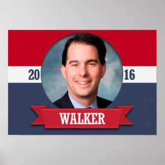 SCOTT WALKER 2016 POSTER