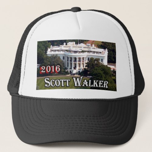 Scott Walker 2016  White House Trucker Hat