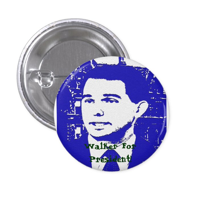 Scott Walker For President 2016 Pins