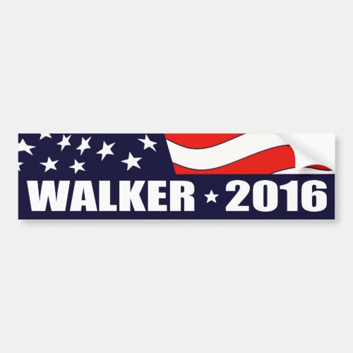 Scott Walker President 2016 Bumper Sticker