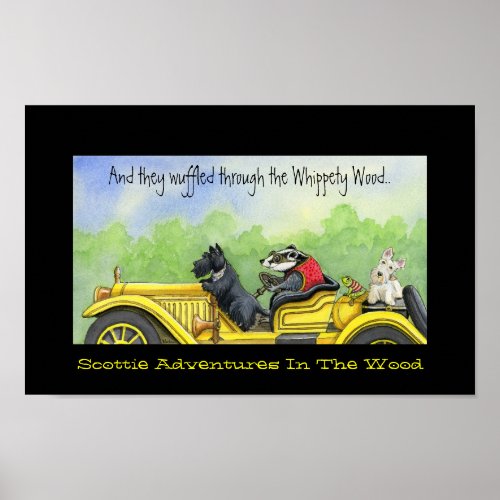Scottie Adventures In The Whippety Wood Poster