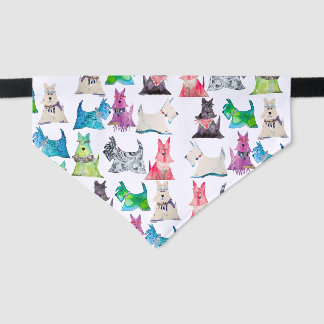 Scottie Bandana Pet Bandana Collar