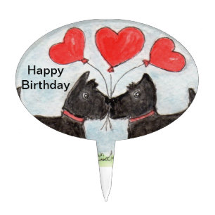 Scottie birthday topper happy birthday customize