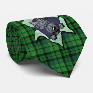 Scottie BLAST II Green Plaid Neck Tie