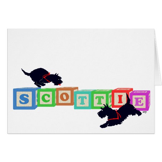 Scottie Blocks Cards (Front Horizontal)