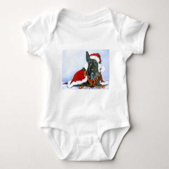 Scottie Claus! Baby Bodysuit
