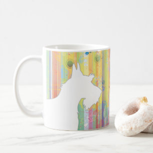 Scottie Customizable Watercolor Silhouette Mug