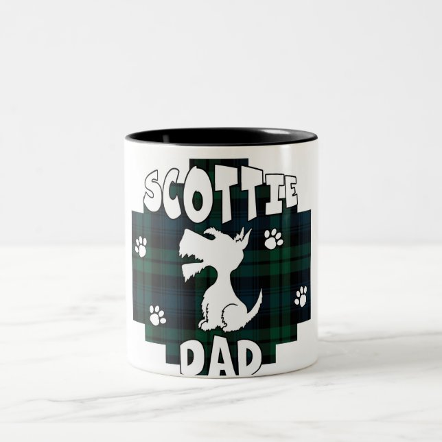 Scottie Dad Two-Tone Coffee Mug (Center)