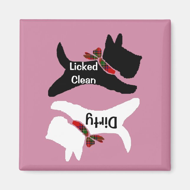 Scottie Dishwasher Magnet Personalize (Front)