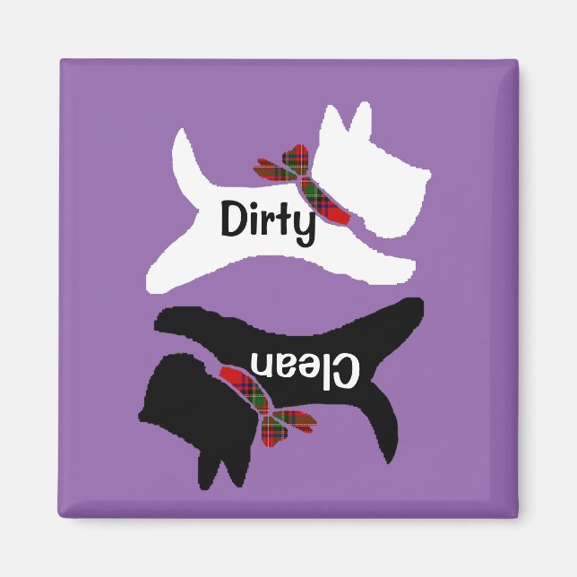 Scottie Dishwasher Magnet Personalize (Front)