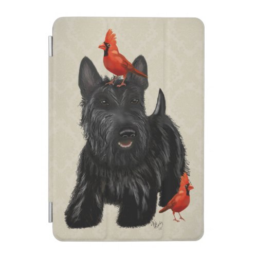 Scottie Dog and Red Birds iPad Mini Cover