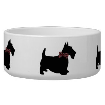 Scottie Dog Bowl by ScottiesByMacFrugal at Zazzle