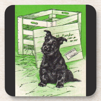 Scottie dog by special delivery coaster